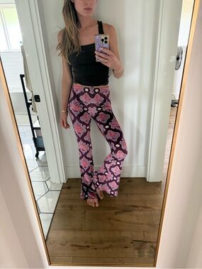 Flare Street Retro Floral Flare Pants | Size S | Free People